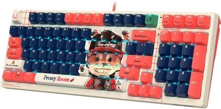 Клавиатура A4Tech Bloody AT98 Proxy Boom механическая бежевый/красный USB for gamer LED (AT98)