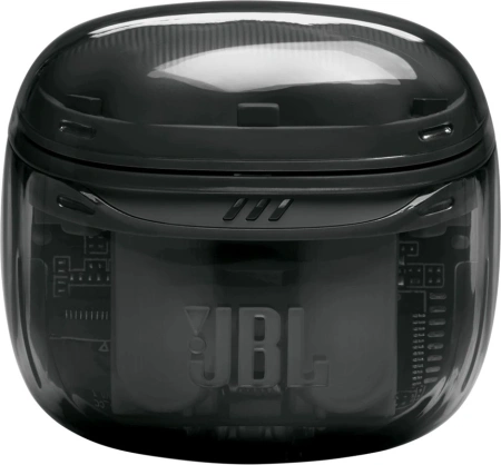 Гарнитура вкладыши JBL Tune Flex 2 Ghost Edition прозрачный/черный беспроводные bluetooth в ушной раковине (JBLTFLEX2GBLK)