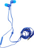 Гарнитура вкладыши Philips TAE1105BL/00 1.2м синий проводные в ушной раковине