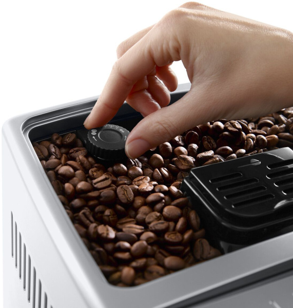 Кофемашина Delonghi Dinamica Plus ECAM370.95.S 1450Вт серый/черный
