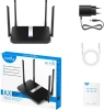 Роутер беспроводной Cudy X6 AX1800 10/100/1000BASE-TX черный