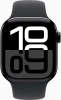 Смарт-часы Apple Watch Series 10 A2986 42мм OLED корп.черный Sport Band рем.черный (MWWE3LW/A)