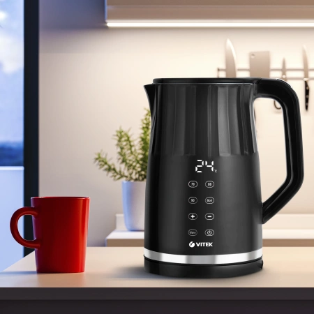 Чайник электрический Vitek Starlight VT-8829 1.7л. 2200Вт корпус: металл/пластик