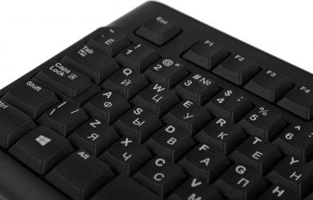 Клавиатура Logitech K120 for business черный USB