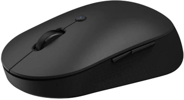 Мышь Xiaomi Mi Dual Mode Silent Edition черный оптическая (1300dpi) беспроводная BT для ноутбука (5but)