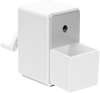 Точилка для карандашей механическая Deli 71160White 1 отверстие пластик белый