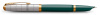 Ручка перьев. Parker 51 Premium (CW2169074) Forest Green GT F сталь нержавеющая подар.кор.