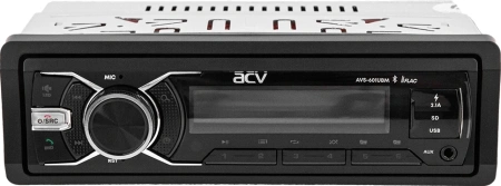 Автомагнитола ACV AVS-601UBM 1DIN 4x50Вт AUX 3 (43340)