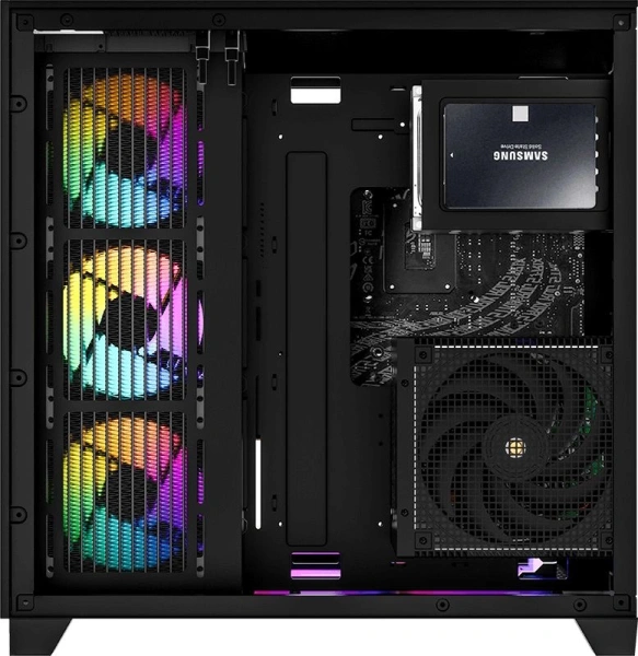 Корпус Formula Crystal Z9 черный без БП ATX 2xUSB3.0 1xUSB3.1 audio bott PSU