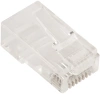 Коннектор Lanmaster (LAN-EZ45-8P8C/U5E-100) UTP кат.5E RJ45 прозрачный (упак.:100шт)