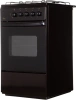 Плита Газовая Flama RG 24019 B коричневый (без крышки) реш.сталь