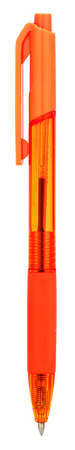 Ручка шариков. автоматическая Deli Arrow EQ02736-1 прозрачный/ассорти d=0.7мм син. черн. (1шт) ассорти