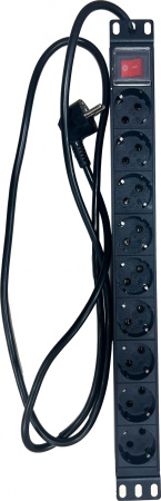 Блок распределения питания NTSS (NTSS-PDU-DA2036) гор.размещ. 9xSchuko базовые 16A Schuko 2м