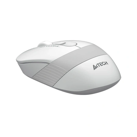Мышь A4Tech Fstyler FG10 белый/серый оптическая (2000dpi) беспроводная USB (3but)