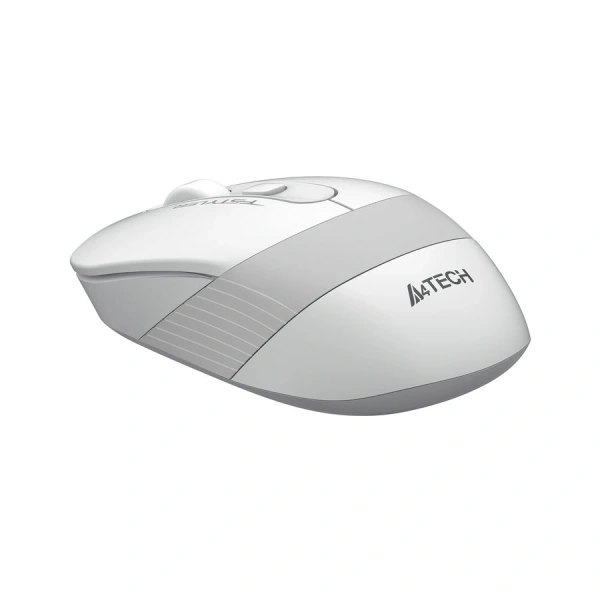 Мышь A4Tech Fstyler FG10 белый/серый оптическая (2000dpi) беспроводная USB (3but)