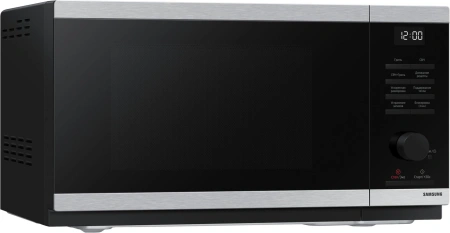 Микроволновая Печь Samsung MG23DG4524ATBW 23л. 800Вт нержавеющая сталь/черный