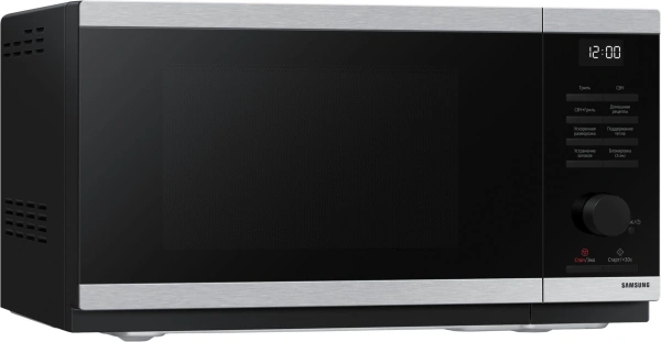 Микроволновая Печь Samsung MG23DG4524ATBW 23л. 800Вт нержавеющая сталь/черный
