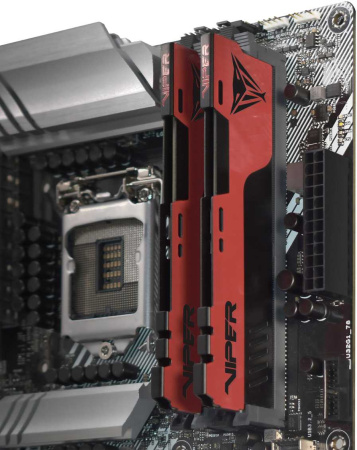 Память DDR4 2x16Gb 4000MHz Patriot PVE2432G400C0K Viper Elite II RTL Gaming PC4-32000 CL20 DIMM 288-pin 1.4В kit с радиатором Ret