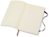 Блокнот Moleskine CLASSIC SOFT QP616 Large 130х210мм 192стр. линейка мягкая обложка черный