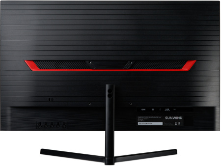 Монитор SunWind 23.8" SUN-M24BG110 черный VA LED 6ms 16:9 HDMI матовая 250cd 178гр/178гр 1920x1080 165Hz DP FHD USB 2.6кг