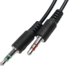 Наушники с микрофоном A4Tech Fstyler FH100 черный 2м накладные оголовье (FH100 (STONE BLACK))