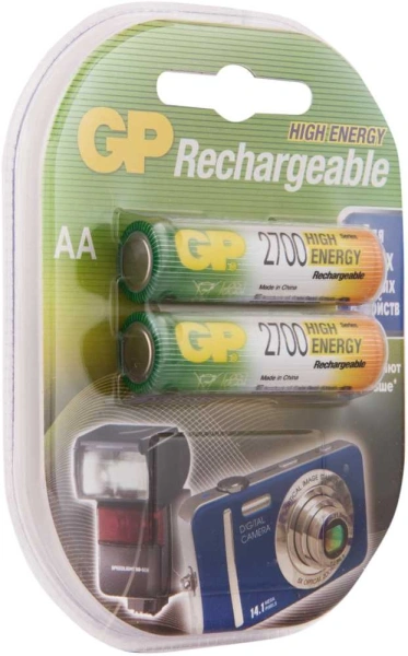 Аккумулятор GP 270AAHC AA NiMH 2700mAh (2шт)