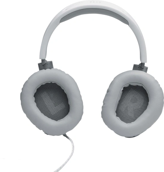 Гарнитура накладные JBL Quantum 100 1.2м белый проводные оголовье (JBLQUANTUM100WHT)
