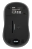 Мышь Acer OMR134 серый оптическая (1000dpi) беспроводная USB для ноутбука (2but)