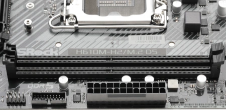 Материнская плата Asrock H610M-H2/M.2 D5 Soc-1700 Intel H610 2xDDR5 mATX AC`97 8ch(7.1) GbLAN+HDMI