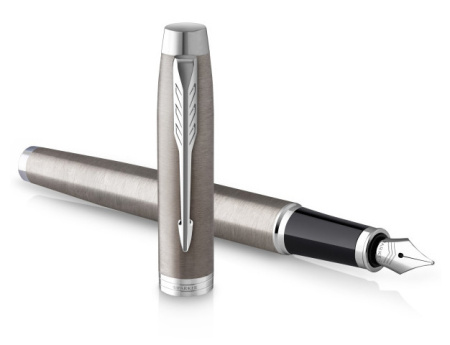 Набор ручек Parker IM Core FK221 (2183058) Stainless Steel CT M сталь нержавеющая подар.кор. ручка перьевая, ручка шариковая