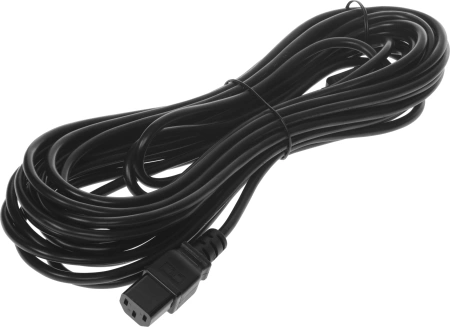 Шнур питания Lanmaster (LAN-PP13/14-10-BK) C13-С14 проводник.:3x0.75мм2 10м 220В 10А черный