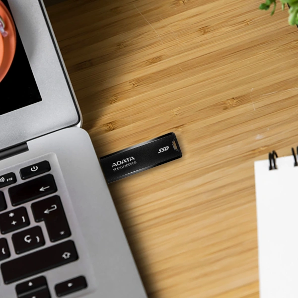 Накопитель SSD A-Data USB 3.1 2TB SC610-2000G-CBK/RD SC610 1.8" черный