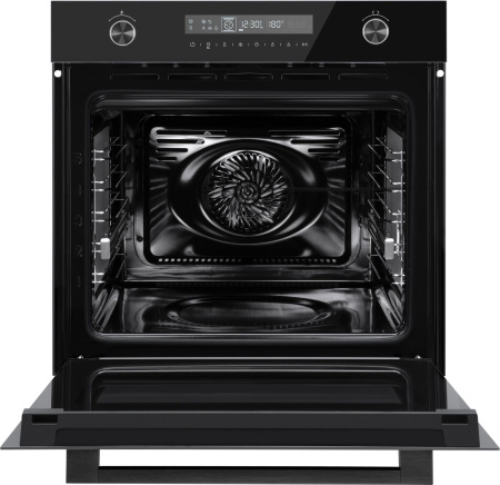 Духовой шкаф Электрический Weissgauff EOM 751 PDB Black Edition черный