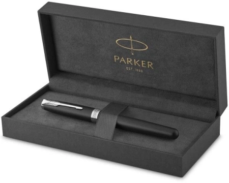 Ручка роллер Parker Sonnet Core T529 (CW1931523) Matte Black CT F черн. черн. подар.кор.