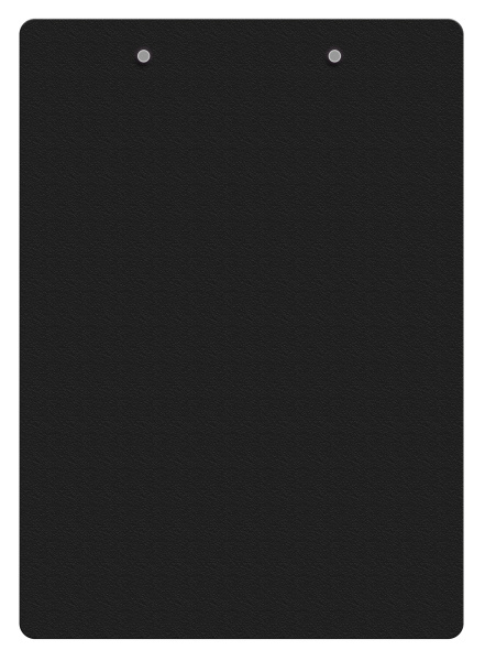 Папка-планшет Buro -PD6003/BLCK A4 пластик 1мм черный