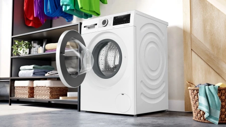 Стиральная машина Bosch WNA144VBSN пан.англ. класс: E загр.фронтальная макс.:9кг (с сушкой) белый