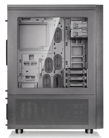 Корпус Thermaltake Core X71 TG черный без БП ATX 2xUSB2.0 2xUSB3.0 audio bott PSU