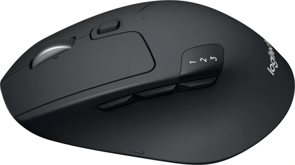 Мышь Logitech M720 Triathlon черный оптическая (1000dpi) беспроводная BT/Radio USB