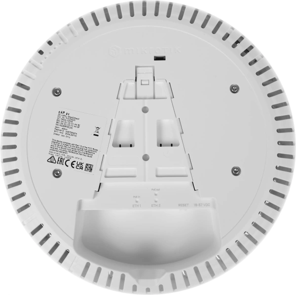 Точка доступа MikroTik cAP ax (CAPGI-5HAXD2HAXD) AX1800 10/100/1000BASE-TX белый