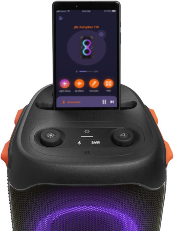 Минисистема JBL Partybox 110 черный 160Вт USB BT