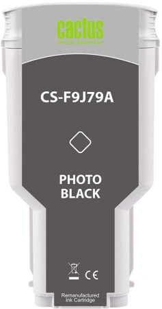 Картридж струйный Cactus CS-F9J79A 727 XXL фото черный (300мл) для HP DJ T920/T930/T1500/T1530/T2500/T2530