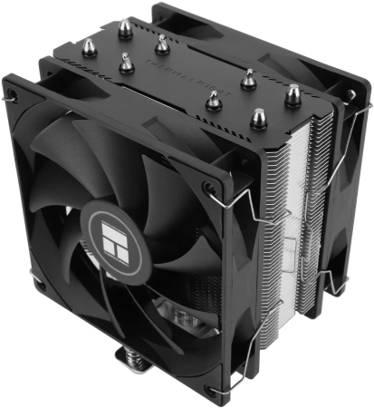 Устройство охлаждения(кулер) Thermalright Assassin X 120 Plus v2 Soc-AM5/AM4/1200/1700/1851 черный 4-pin 25.6dB Al+Cu 545gr Ret (AX120-V2-PLUS)