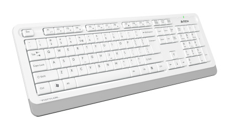 Клавиатура + мышь A4Tech Fstyler FG1010S клав:белый/серый мышь:белый/серый USB беспроводная Multimedia (FG1010S WHITE)