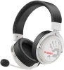 Наушники с микрофоном A4Tech Bloody MR590 Sports белый/черный 1.5м мониторные BT/Radio/3.5mm (MR590+
