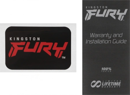 Память DDR5 16GB 7200MHz Kingston KF572C38RSA-16 Fury Renegade Black RGB RTL Gaming PC5-57600 CL38 D