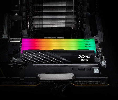 Память DDR5 2x16GB 6000MHz A-Data AX5U6000C3016G-DTLABRBK XPG Lancer RGB RTL PC5-48000 CL30 DIMM 288-pin 1.35В kit dual rank с радиатором Ret
