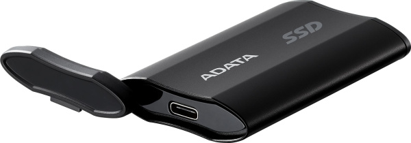 Накопитель SSD A-Data USB-C 2TB SD810-2000G-CBK SD810 1.8" черный