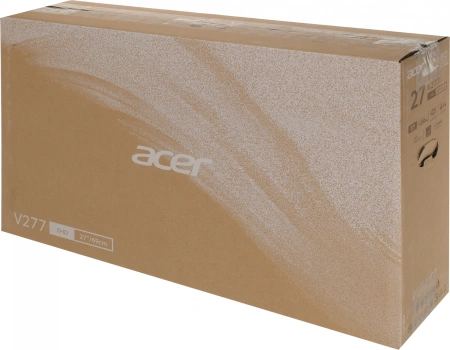 Монитор Acer 27" Vero V277Ebipv черный IPS LED 4ms 16:9 HDMI 250cd 178гр/178гр 1920x1080 100Hz VGA DP FHD 5.6кг