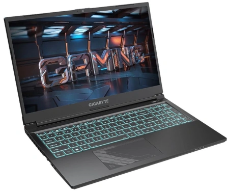 Ноутбук Gigabyte G5 i7 13620H/16Gb/SSD512Gb/RTX4060 8Gb/15.6"/IPS/FHD/DOS/black