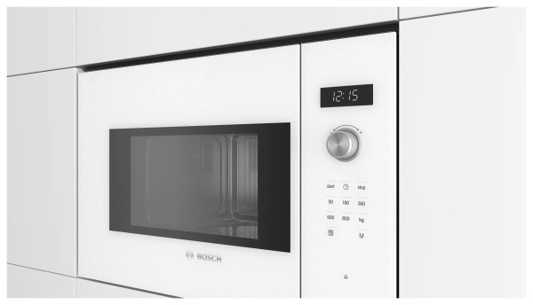 Микроволновая печь Bosch BFL524MW0 20л. 800Вт белый (встраиваемая)